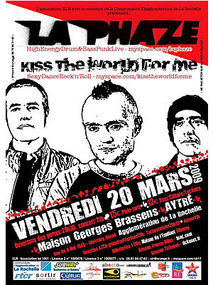 Photo : La Phaze et Kiss the world for me : concerts   Aytr, vend. 20/03/09