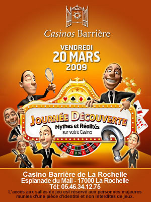 Photo : Journe dcouverte au Casino Barrire de La Rochelle vendredi 20 mars 09