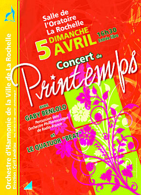 Photo : La Rochelle : concert de printemps de l'Orchestre d'harmonie, dimanche 5 avril 09