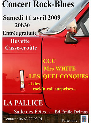 Photo : La Rochelle : grand concert rock et blues gratuit  La Pallice, samedi 11 avril 2009