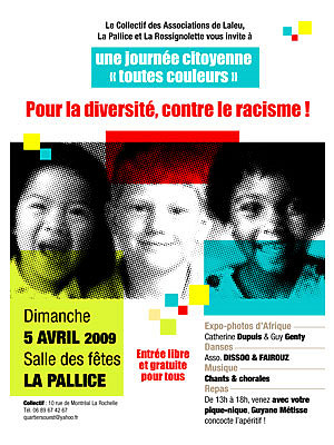 Photo : Toutes couleurs : journe artistique et citoyenne  La Rochelle - La Pallice, dim. 5 avril 09