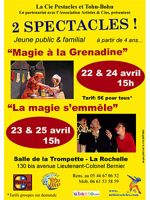 Photo : Spectacles jeune public  La Rochelle du 22 au 25 avril 2009