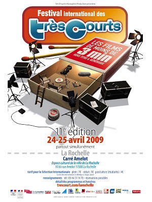 Photo : La Rochelle : festival international des Trs Courts, vendredi 24 et samedi 25 avril 2009