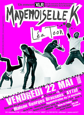 Photo : La Rochelle - Aytr : Mademoiselle K et La Toon en concert vendredi 22 mai 09