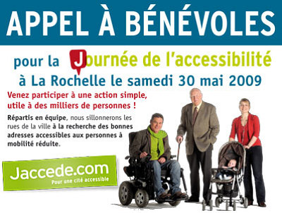 Photo : Grande journe de l'accessibilit  La Rochelle, samedi 30 mai 2009