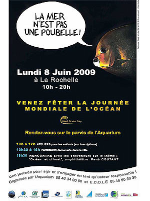 Photo : Journe mondiale de l'ocan  La Rochelle, lundi 8 juin 2009