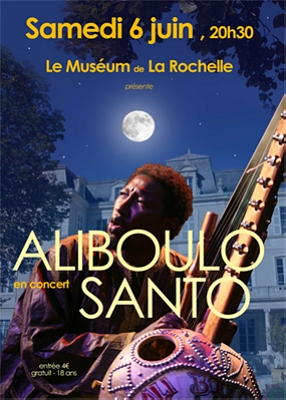 Photo : Ali boulo santo en concert  La Rochelle samedi 6 juin 09