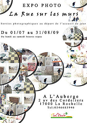 Photo : Exposition au restaurant l'Auberge  La Rochelle jusqu'au 31/08/09