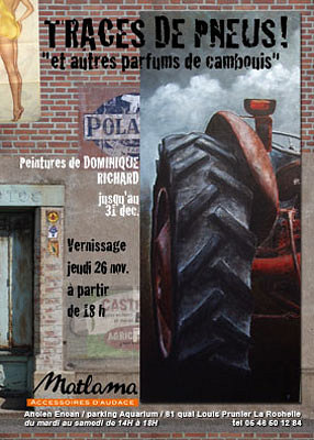 Photo : La Rochelle : exposition chez Matlama jusqu'au 31 dc. 2009
