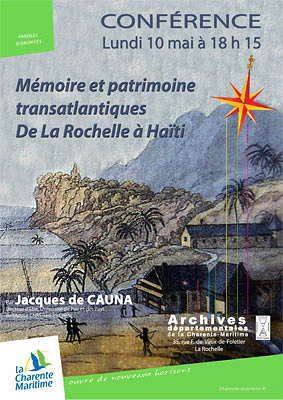Photo : Confrence aux Archives dpartementales de La Rochelle lundi 10 mai