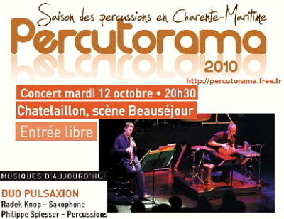Photo : Percutorama 2010 : concert  Chtelaillon-Plage mardi 12 octobre
