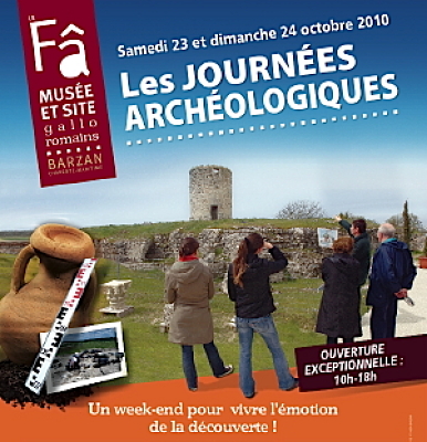 Photo : Charente-Maritime : journes archologiques du F - Barzan les  23 et 24 octobre 2010