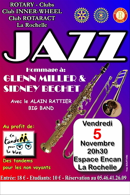 Photo : La Rochelle : Alain Rattier Big Band, concert de jazz vendredi 5 novembre 2010