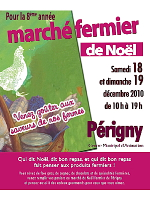 Photo : La Rochelle - Prigny : march fermier de Nol, 18 et 19 dcembre 2010