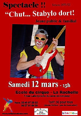 Photo : La Rochelle spectacle jeune public, samedi 12 mars 2011  15h