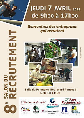 Photo : Rochefort - emploi : salon du recrutement, jeudi 7 avril 2011
