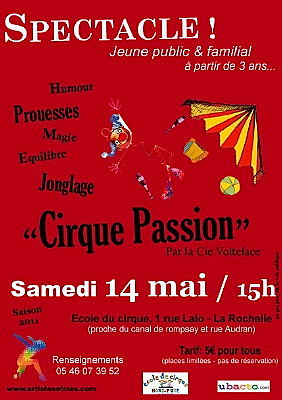 Photo : La Rochelle : Cirque Passion, samedi 14 mai 2011  15h