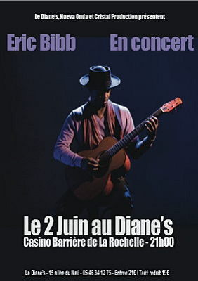 Photo : La Rochelle blues : Eric Bibb en concert au Diane's - Casino Barrire, jeudi 2 juin 2011