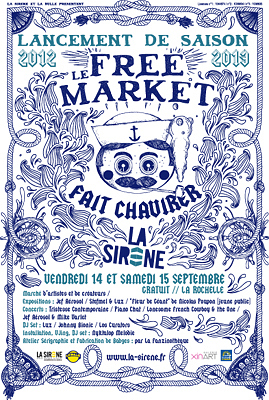 Photo : La Rochelle - La Sirène : Free Market en ouverture de saison. Gratuit les 14 et 15 sept. 2012