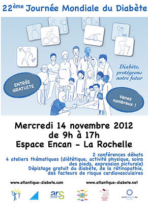 Photo : La Rochelle sant : Journe mondiale du diabte, mercredi 14 novembre 2012 - Espace Encan