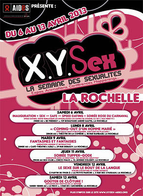 Photo : La Rochelle X.Y : la Semaine des sexualits avec Aides du 6 au 13 avril 2013