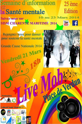 Photo : La Rochelle - Charente-Maritime : 25e semaine d'information sur la sant mentale 10-23 mars 2014
