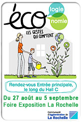 Rendez-vous � la foire exposition sur le stand de l'agglom�ration de La Rochelle du 27 ao�t au 5 septembre 2010